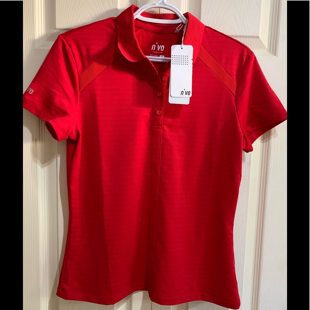 NVO Woman Red polo shirt - Size small